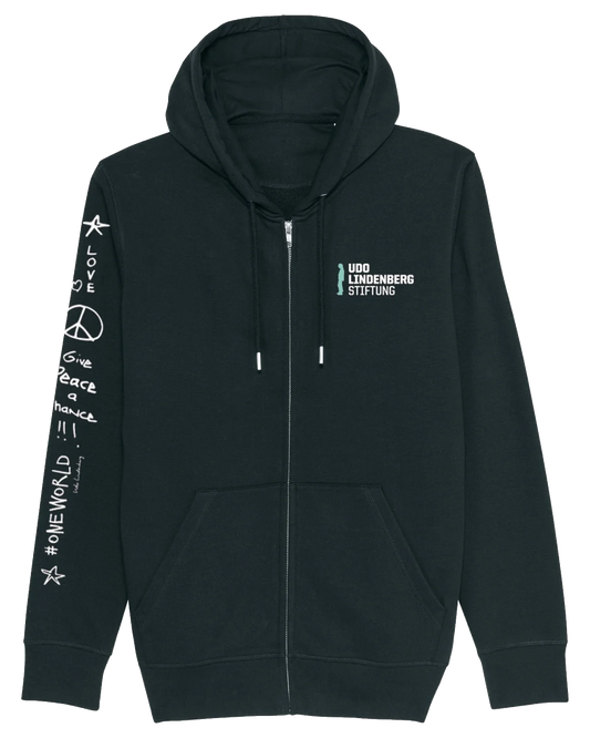 Stiftungs Zip-Jacke - Give Peace a Chance