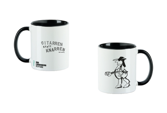 Udo Lindenberg Tasse – „Gitarren statt Knarren“