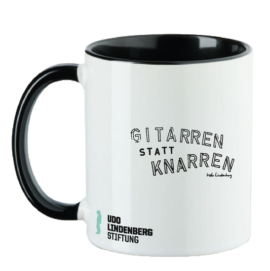 Udo Lindenberg Tasse – „Gitarren statt Knarren“